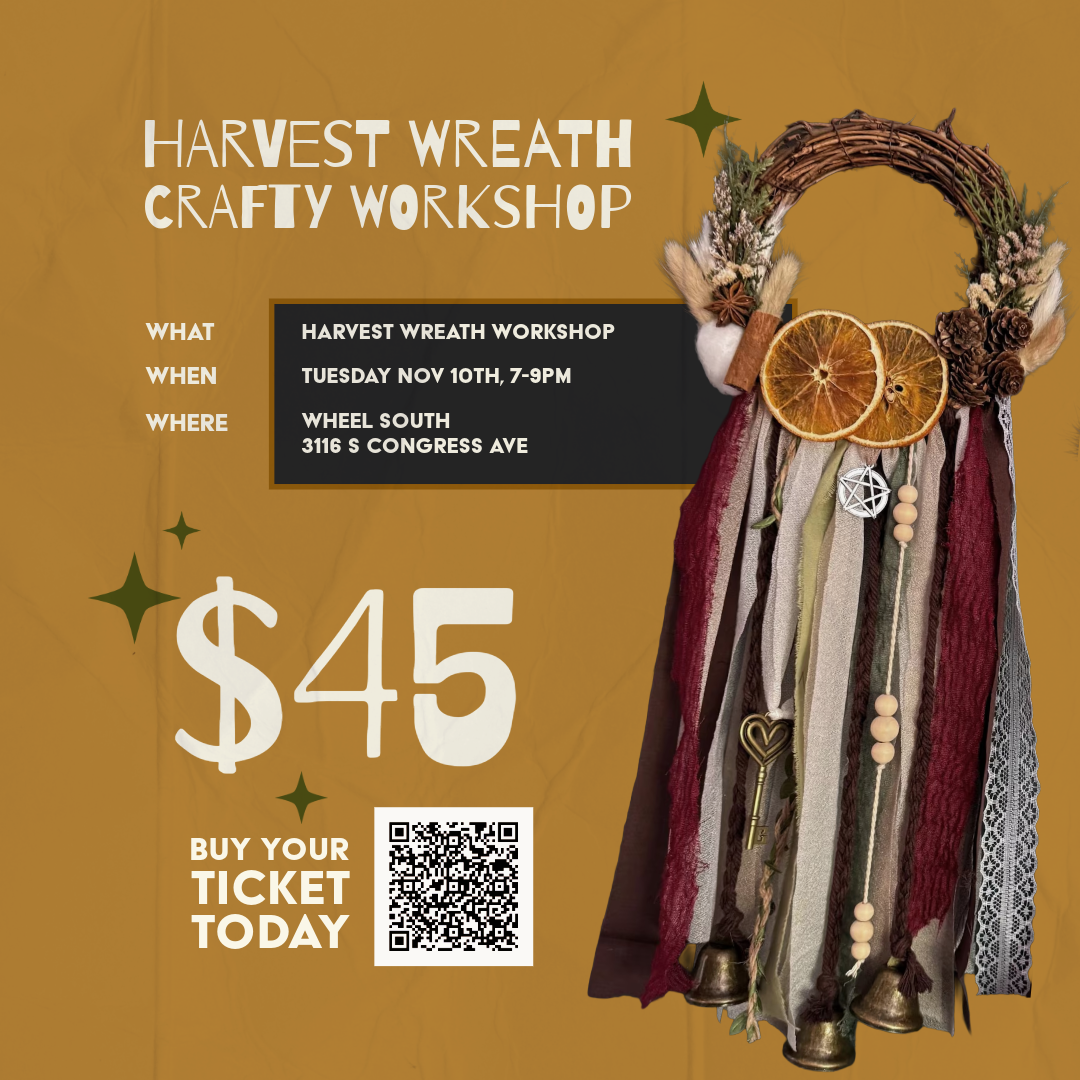 NOVEMBER Harvest Wreath Workshop | Wheel South